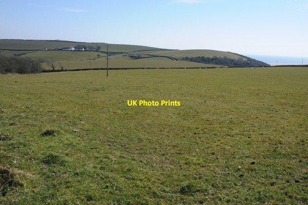Photo 6"x4" View over Laques Llansteffan c2013
