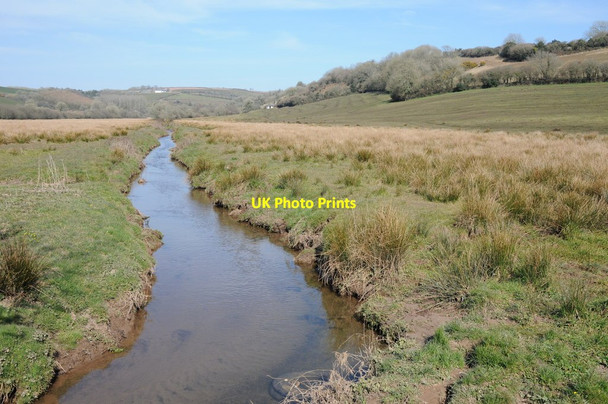 Photo 6"x4" Drainage ditch Llanybri c2013