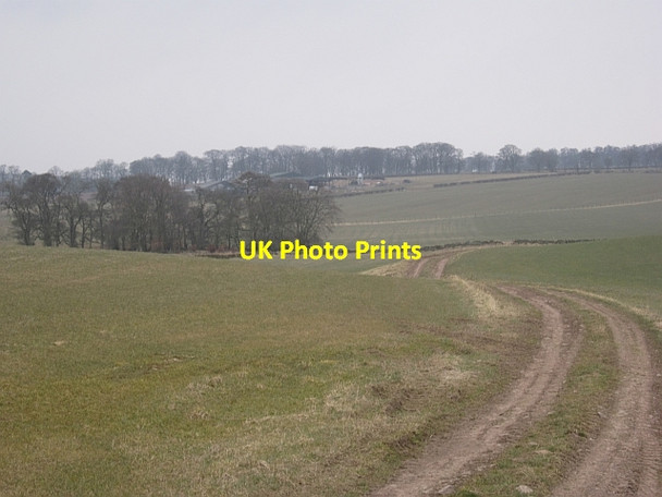 Photo 6"x4" Farm track Lanark c2013