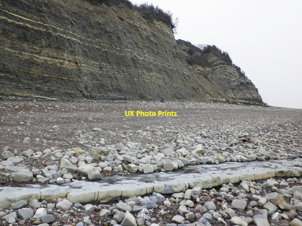 Photo 6"x4" Cliffs, St Audries Bay Amitabha Buddhist Centre c2013