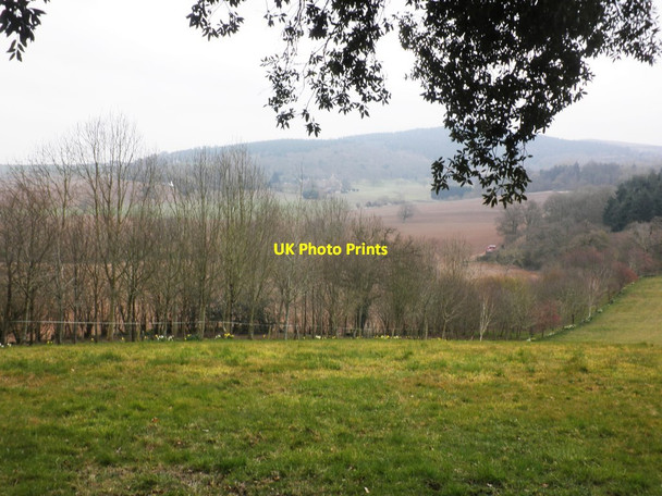 Photo 6"x4" View across Home Farm Amitabha Buddhist Centre c2013