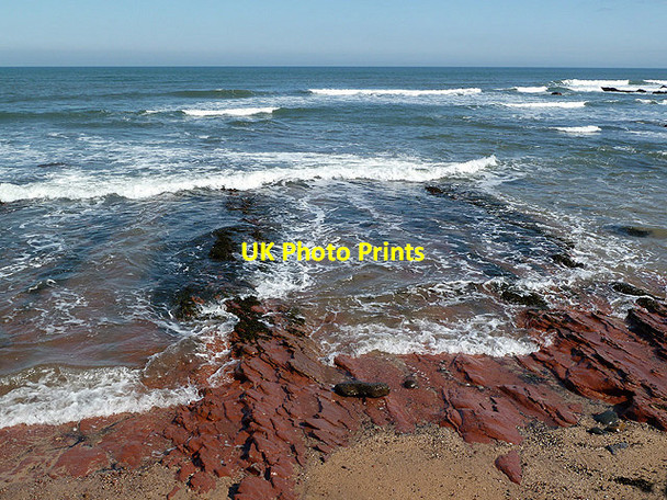 Photo 6"x4" A receding tide at Dunbar Dunbar c2013
