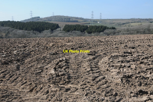 Photo 6"x4" Ploughed field near Llangynog Morfa Bach c2013
