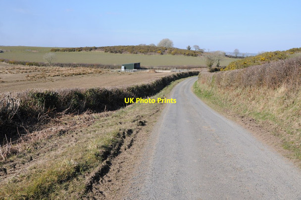Photo 6"x4" Country road near Llangynog Ffynnon\/SN3516 c2013