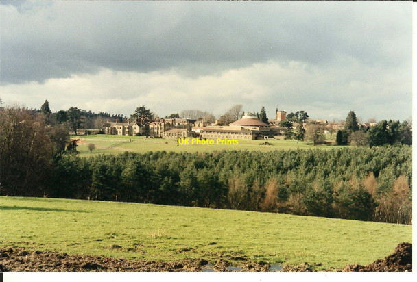 Photo 6"x4" Worth Abbey from Back Lane Worth Abbey c2002