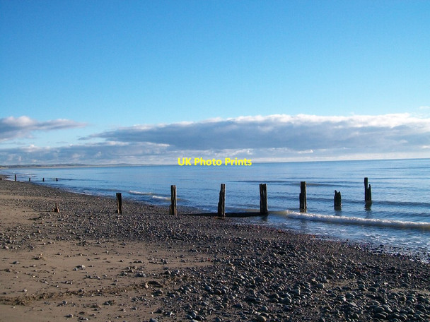 Photo 6"x4" Groynes on Murlough Strand Newcastle\/J3732 c2010