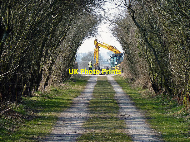 Photo 6"x4" Contractors at Caerlaverock Wetland Centre Eastpark\/NY0565 c2013