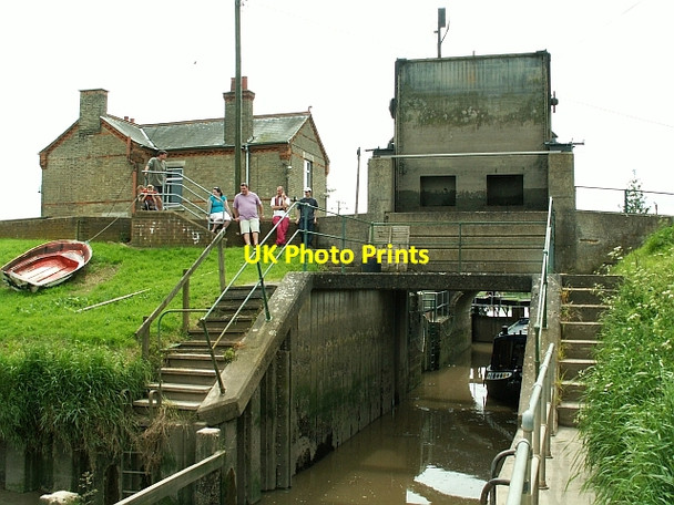Photo 6"x4" Salters Lode Lock (2006) Salters Lode c2006