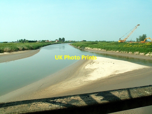 Photo 6"x4" The River Great Ouse downstream from Denver Sluice Salters Lode c2006