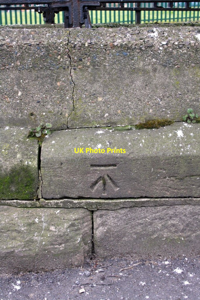 Photo 6"x4" Benchmark on wall of St Ann's Well Road Nottingham\/SK5641 c2013