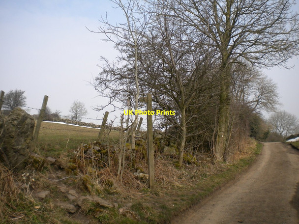 Photo 6"x4" Track and footpath near Ember Farm Matlock c2013