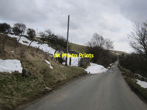 Photo 6"x4" Snow drift, Lunedale Bowderdale\/NY6704 c2013