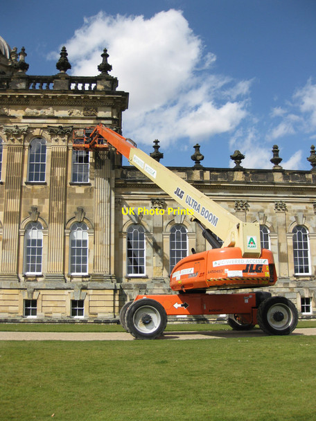 Photo 6"x4" Men at work, Castle Howard Coneysthorpe c2013