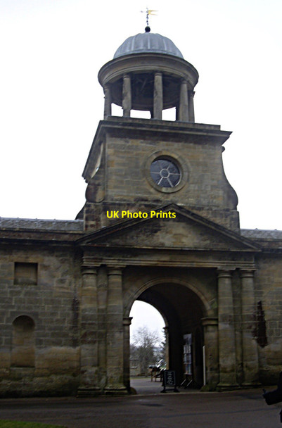 Photo 6"x4" Entrance archway to Wallington Cambo\/NZ0285 c2013