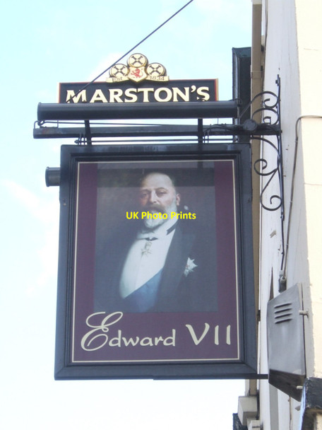 Photo 6"x4" Edward VII pub sign York\/SE5951 c2013