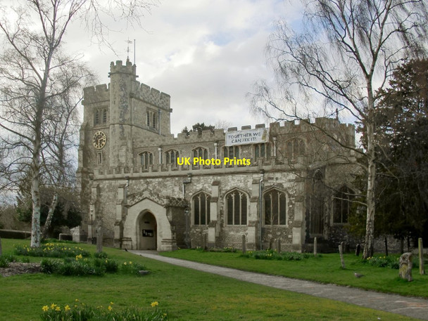 Photo 6"x4" The parish church of St Peter and St Paul, Tring Tring c2013