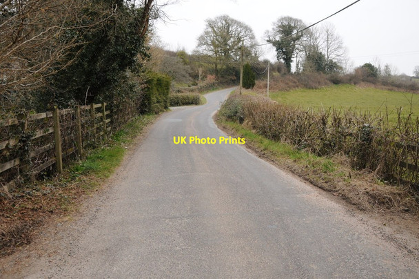 Photo 6"x4" Road near Felin Cwrt Llandissilio c2013
