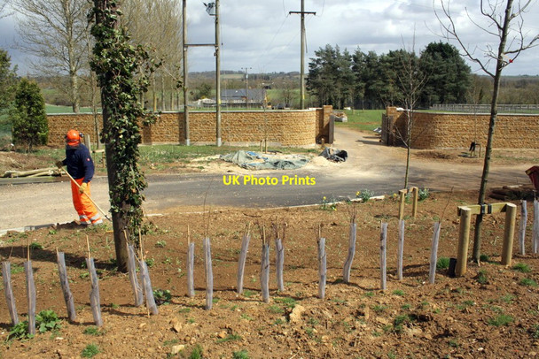 Photo 6"x4" Entrance road to Old Wharf from Aynho Road Adderbury c2013