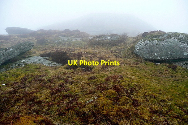 Photo 6"x4" Near Saddle Tor Lewthorn Cross c2013