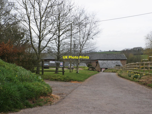 Photo 6"x4" Entrance driveway, Burrow Court Butterleigh c2013