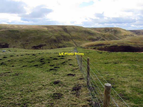 Photo 6"x4" Fence above Fulhope Fulhope c2013