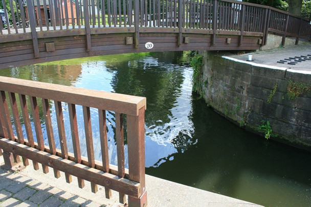 Photo 6"x4" Footbridge by Beeston Lock Beeston\/SK5236 c2008