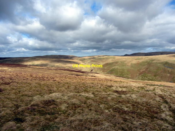 Photo 6"x4" View north over Buckham's Walls Burn Fulhope c2013
