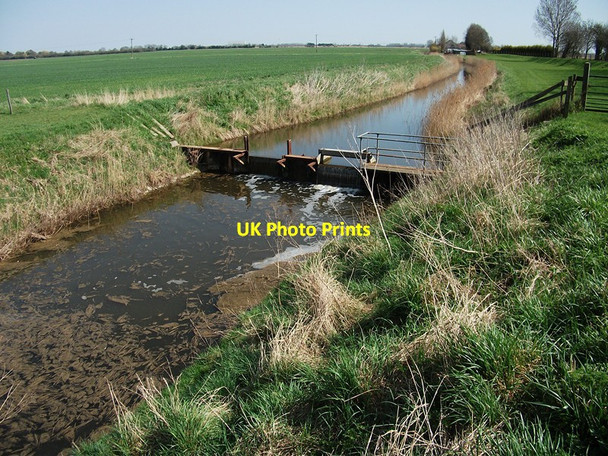 Photo 6"x4" Weir at Crooked Bank Begdale c2013