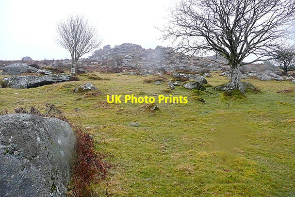 Photo 6"x4" Rocks near Haytor Bonehill\/SX7277 c2013