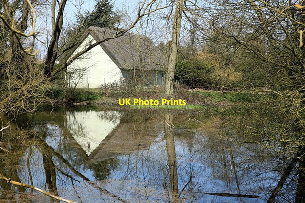 Photo 6"x4" Pond, Littlebury Green Littlebury Green c2013