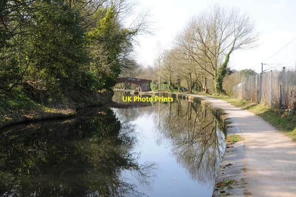 Photo 6"x4" Approaching canal bridge 84A  Chad Valley c2013