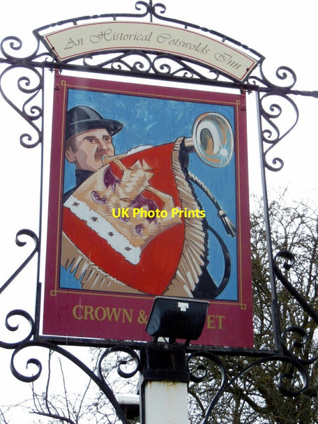 Photo 6"x4" The Crown and Trumpet, Broadway Broadway\/SP0937 c2013