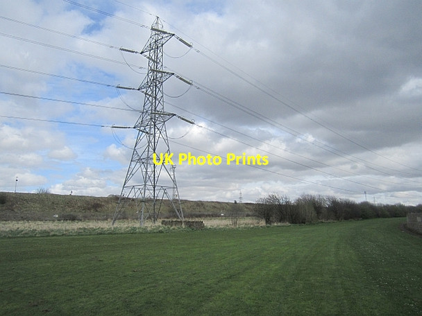 Photo 6"x4" Power line, Prestonpans Prestonpans c2013