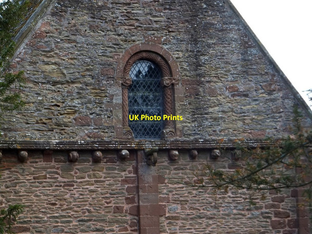Photo 6"x4" The west window of Kilpeck church Kilpeck c2013