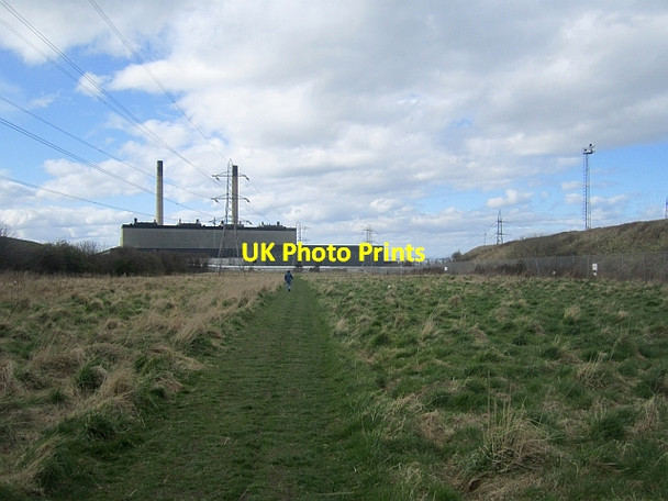 Photo 6"x4" Powerline, Cockenzie power station Prestonpans c2013