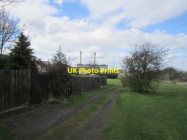 Photo 6"x4" Route of the Prestonlinks Colliery railway Prestonpans c2013