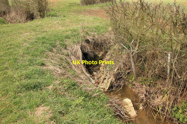 Photo 6"x4" Collapsing culvert under farm bridge Bridge Green\/TL4636 c2013