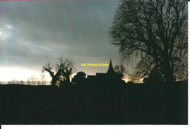 Photo 6"x4" Eventide at Berwick Alfriston c1965