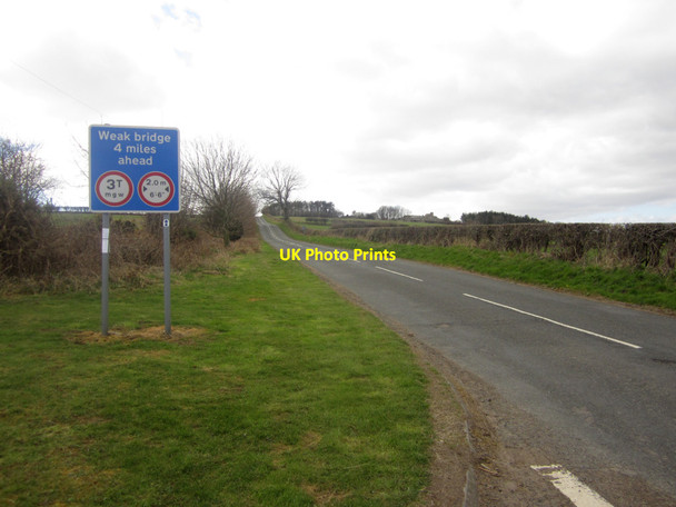 Photo 6"x4" Looking along the B6349 west of Belford Belford\/NU1033 c2013