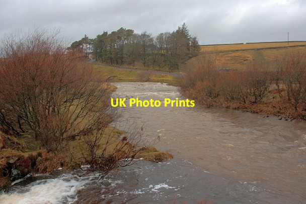 Photo 6"x4" A Swollen River Swale Ravenseat c2013