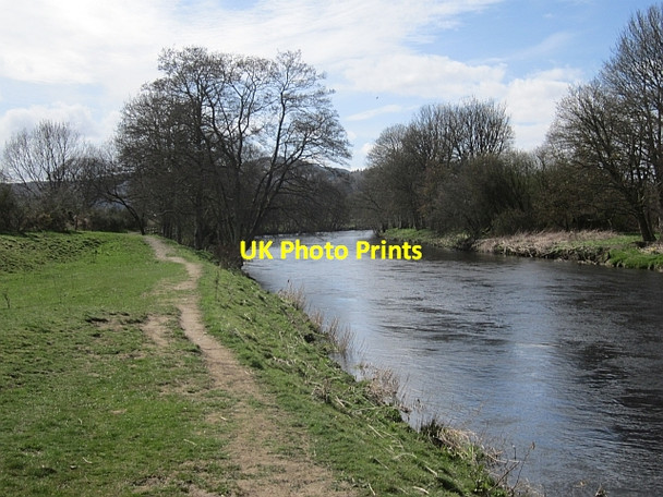 Photo 6"x4" Path beside the Earn Crieff\/NN8621 c2013