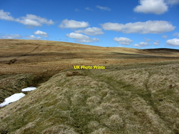 Photo 6"x4" Chew Green Roman Camps Upper Hindhope c2013