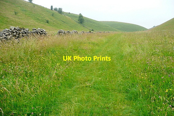 Photo 6"x4" Bridleway through Long Dale Pikehall c2012