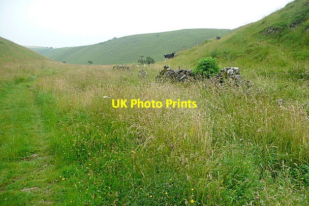 Photo 6"x4" Bridleway through Long Dale Pikehall c2012 P1