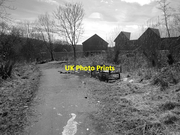 Photo 6"x4" Path beside the Brock Burn Kennishead c2013