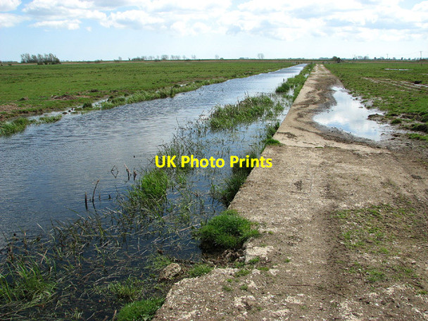 Photo 6"x4" Drain in the marshes south of Cantley Cantley\/TG3803 c2013