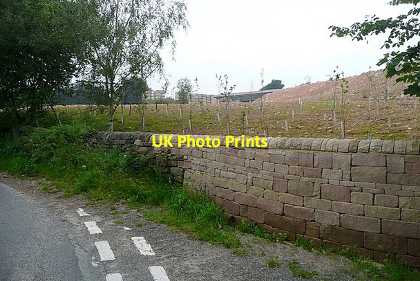 Photo 6"x4" Wall at Birchover stone quarry Birchover c2012