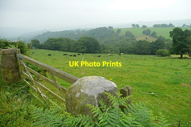 Photo 6"x4" View east of Birchover Birchover c2012
