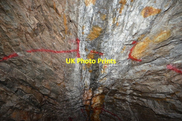 Photo 6"x4" Cononish Gold Mine - Vein Eas Anie c2013