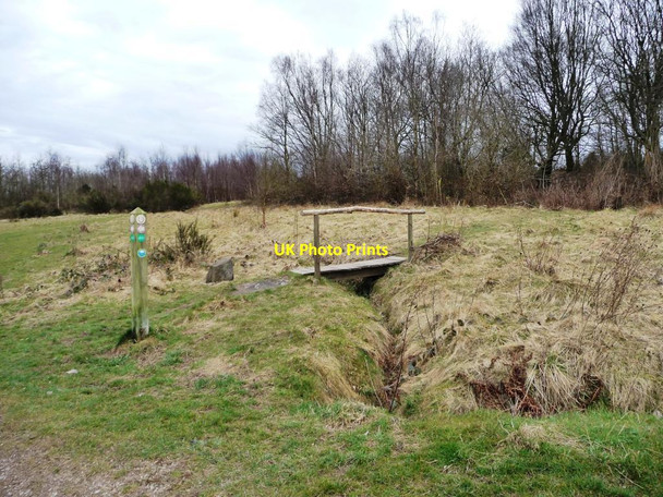 Photo 6"x4" Footbridge, Apedale Community Country Park Broad Meadow\/SJ8348 c2013